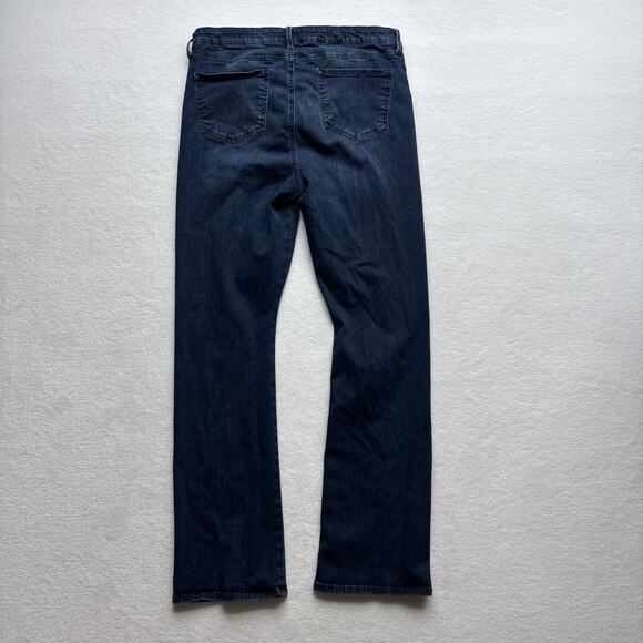 NYDJ Silhouette Womens Size 14 Jeans Slim Bootcut Lift Tuck Technology Dark Wash - Picture 11 of 14